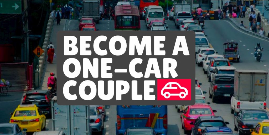 Ever consider what it takes to become a one-car couple?