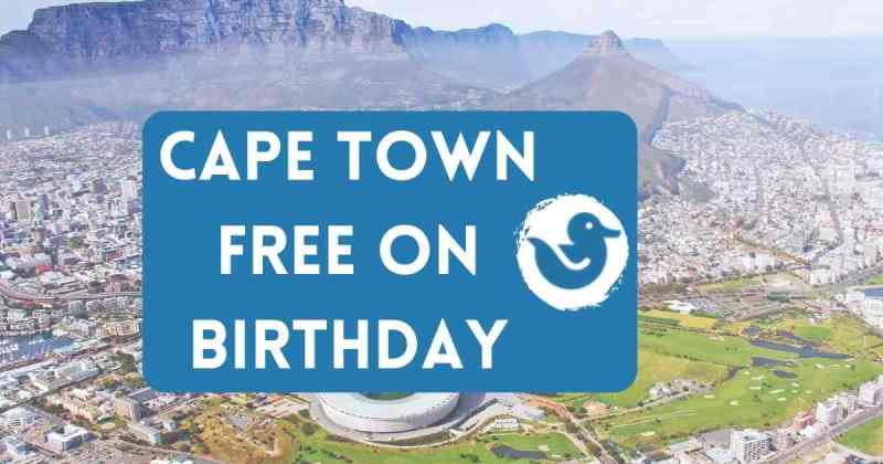 5 free things to do in Cape Town on your birthday